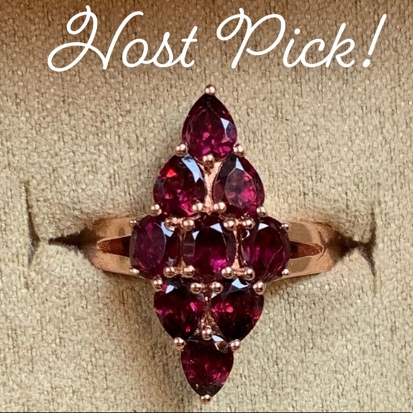 Jewelry - 🌺HOST PICK!!! Rhodolite Garnet Ring🌺